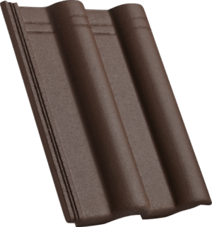 Betonová škridla Creaton Heidelberg tmavo-hnedá