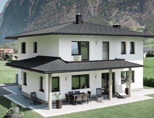 PREFA falcovaná škridla čierna