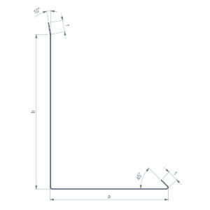 Bočné oplechovanie pod krytinu – pozink farebný