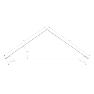 Hrebenáč – hliník farebný matný