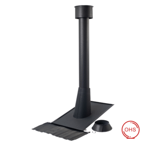 Plechová odvetrávacia hlavica pre profilovanú strešnú krytina