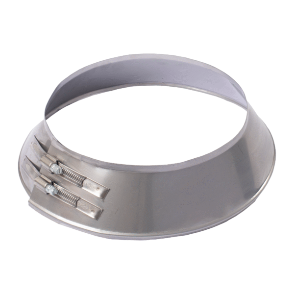 Protidažďová manžeta so sponou - nerez