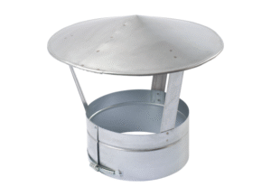 Komínová strieška kruhová - nastaviteľná pozink