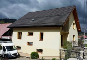 Zachytávač snehu plechový – pozink farebný