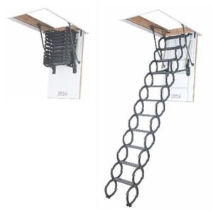 Schody podstrešné nožnicové sťahovacie LST, 60×120