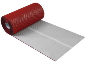 Hliníkový komínový tesniaci pás - višňovo červená