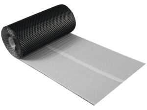 Hliníkový komínový tesniaci pás - čierna