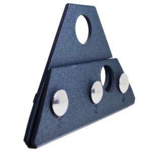 Svorka pre dvojrúrkový zachytávač snehu Ø28 mm AL RAL – falcovaná krytina