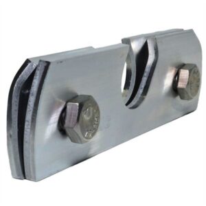 Svorka protisnehovej rúry Ø32 mm AL – falcovaná krytina – jednodierová s možnosťou nadstavby