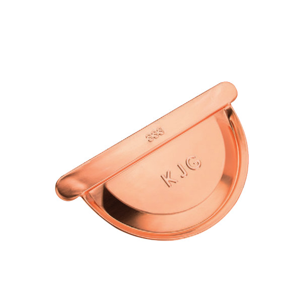 Čelo žľabové polkruhové KJG meď