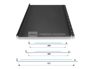 Plechová krytina Retro Panel 25 PWZ