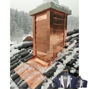 Kazetové oplechovanie komína HOK