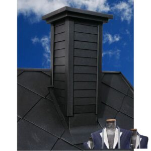 Kazetové oplechovanie komína HOK