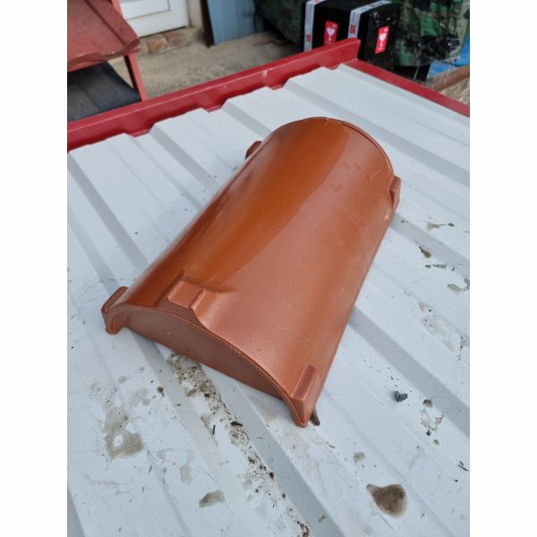 Creaton koncový hrebenáč PF medenočervená engoba