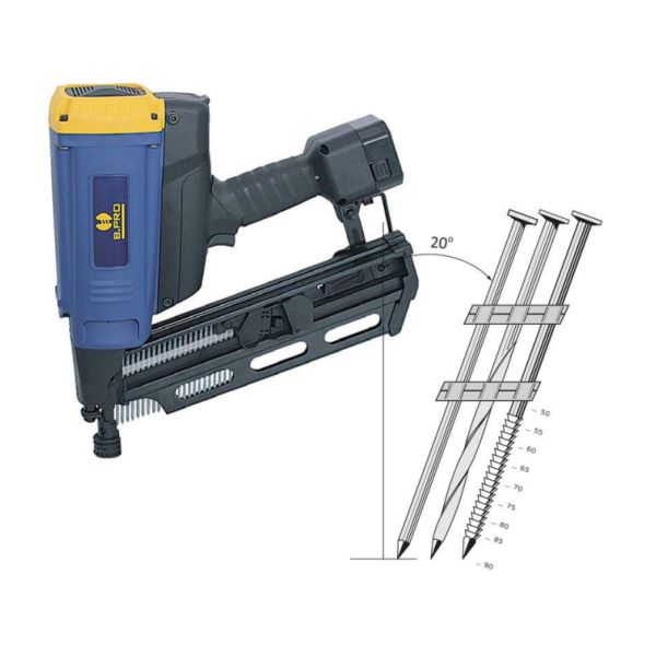 Klincovačka plynová B.Pro NR90 HANS 21°