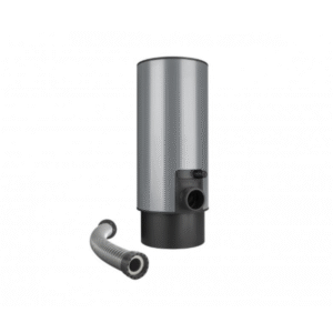 Zachytávač vody s hadicou a gombíkom KJG prachovo šedá