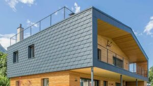 Fasádny šindeľ PREFA antracit