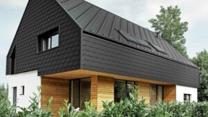 Fasádny šindeľ PREFA čierna