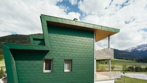 Fasádny šindeľ PREFA machovozelená