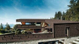 Fasádny panel FX.12 PREFA orieškovohnedá