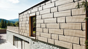 Fasádny panel FX.12 PREFA pieskovohnedá