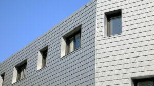 Fasádny šindeľ PREFA strieborná metalíza