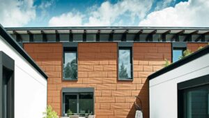 Fasádny panel FX.12 PREFA tehlovočervená