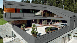 Fasádny panel FX.12 PREFA tmavošedá