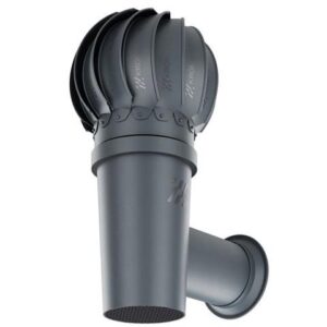 Bočná ventilačná hlavica SIDEVENT ROTO guľovitá RAL 7016