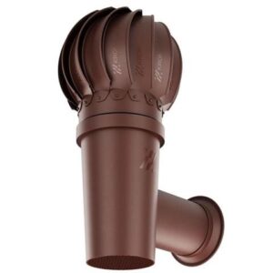 Bočná ventilačná hlavica SIDEVENT ROTO guľovitá RAL 8017