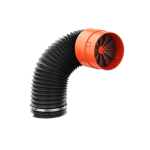 Kronoflex-kfz spojovacia rúra k ventilačnej hlavici so spätným ventilom klik a svorka