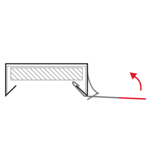 Montážne železo na demontáž atiky MASC