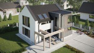 Plechová krytina T-panel s nanovlnou